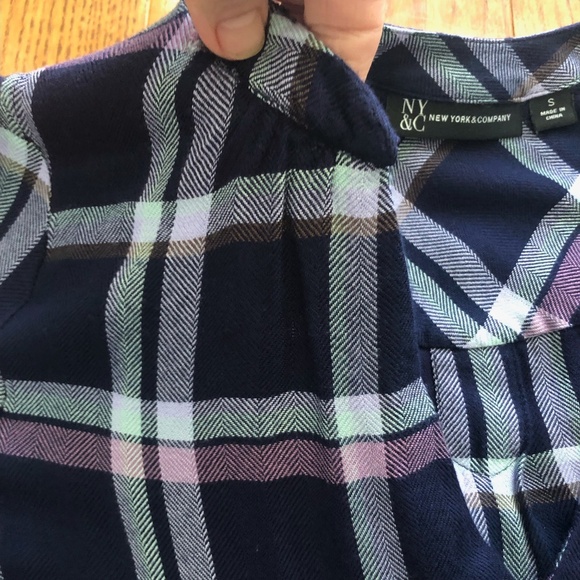 NY&C Semi Sheer tunic blouse - Picture 7 of 9